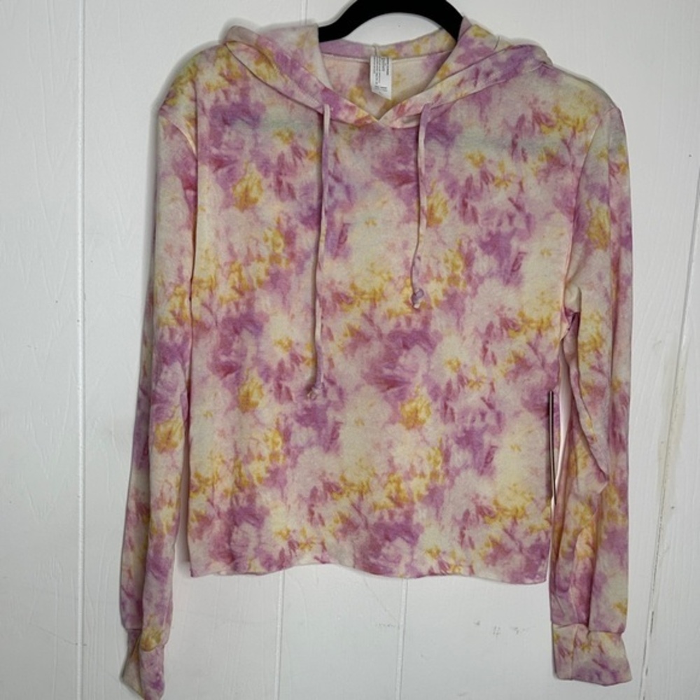 Catherine Malandrino Pastel Tie-Dye Hoodie